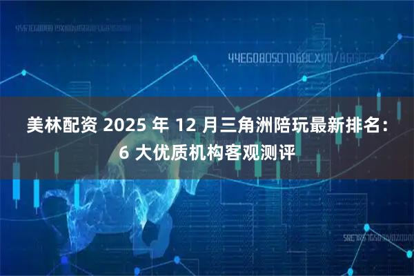 美林配资 2025 年 12 月三角洲陪玩最新排名：6 大优质机构客观测评